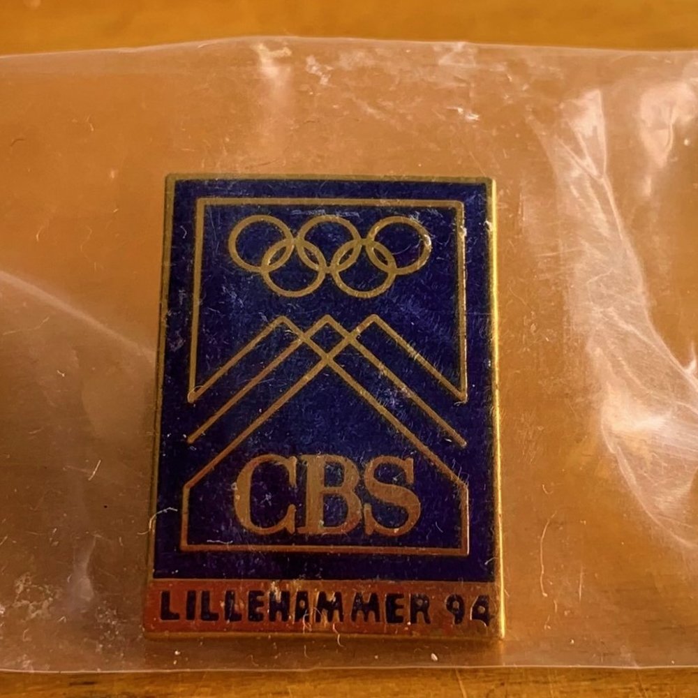 CBS Olympics Broadcast Pin